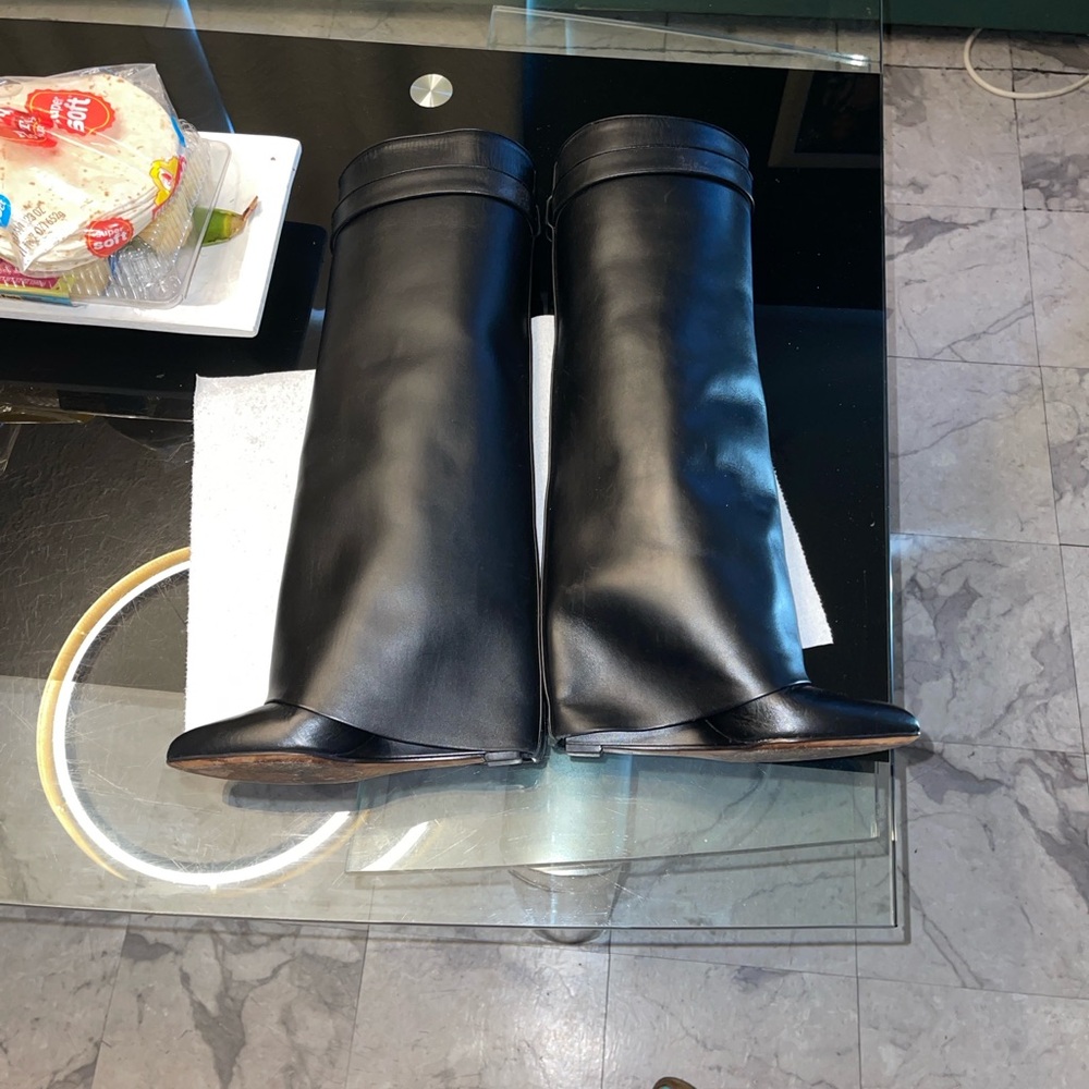 Givenchy Black Over the Knee Boots - Picture 9 of 9